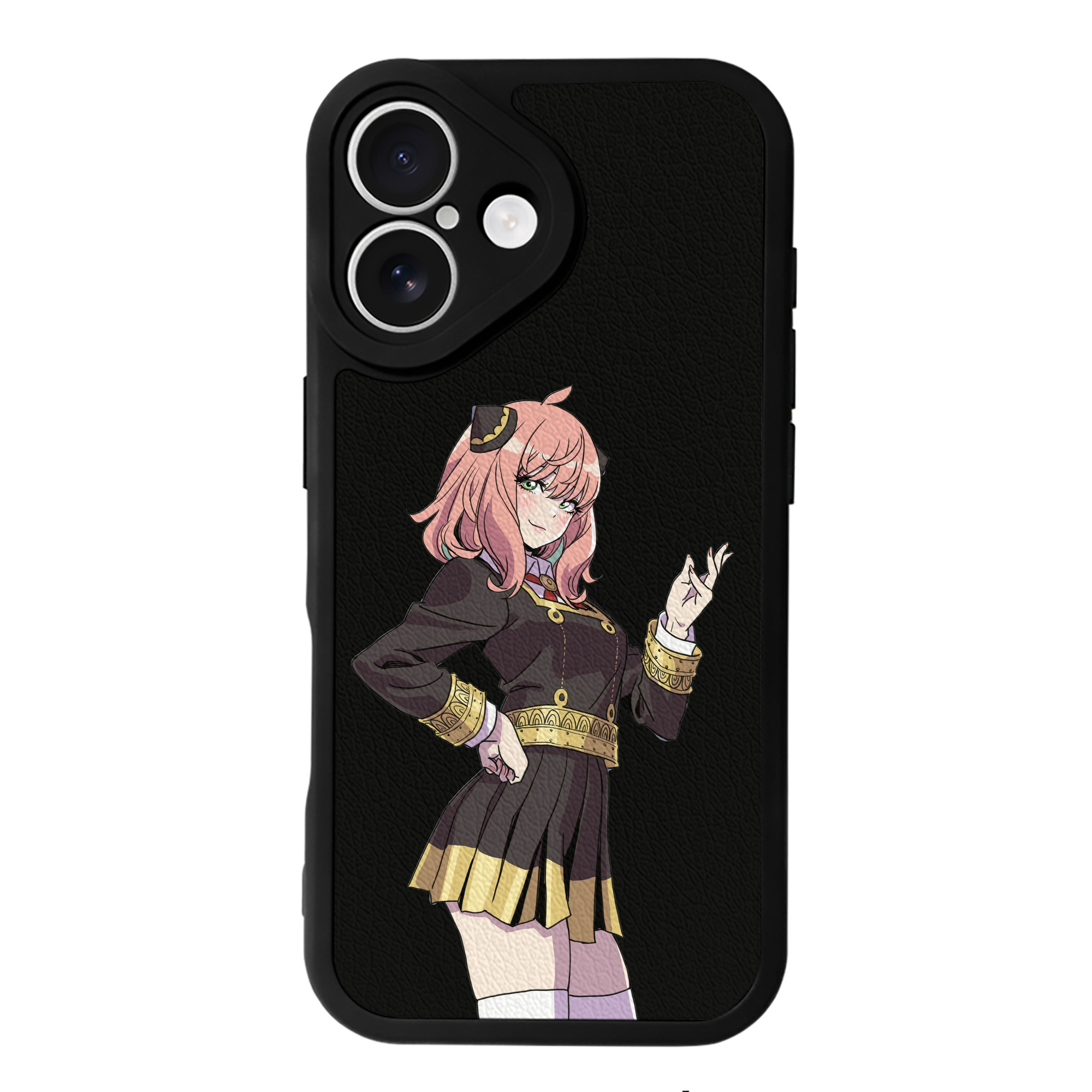 （画像用） SPY×FAMILY间谍家家酒 【iPhone 16シリーズ対応】シリコンスマホケース（レザー調） 材質：シリコン
